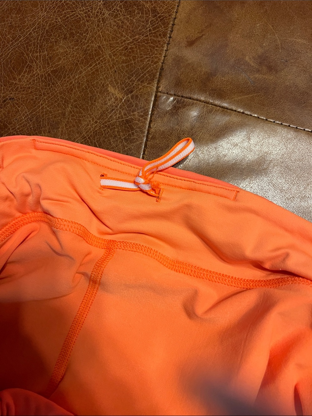 Lululemon neon orange skirt - Picture 4 of 5